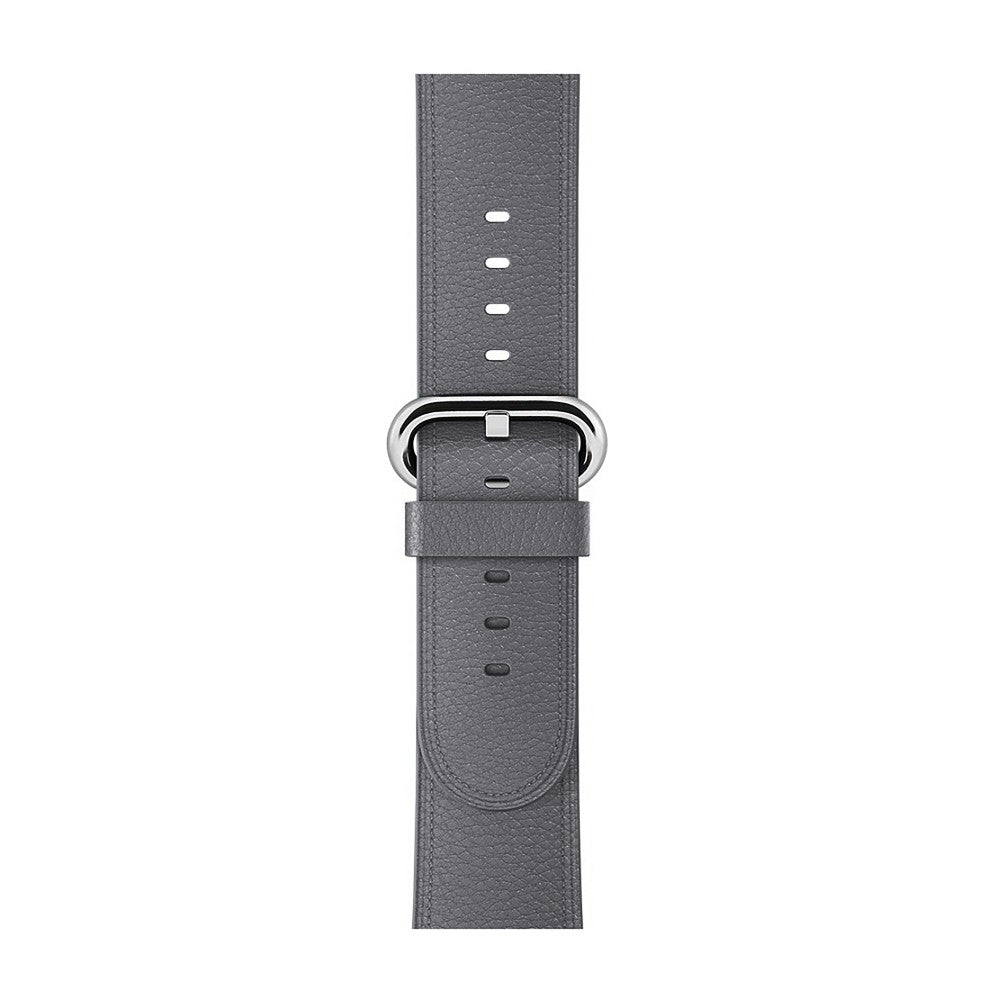 Curea Leather Classic - Apple Watch 1/2/3/4/5/6/7/8/9/SE/Ultra 1/Ultra 2 - 42/44/45/49 MM - Dark Gray