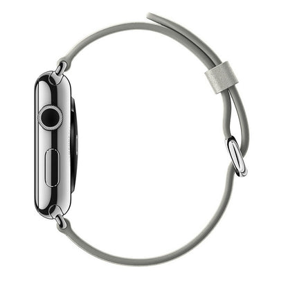 Curea Leather Classic - Apple Watch 1/2/3/4/5/6/7/8/9/SE/Ultra 1/Ultra 2 - 42/44/45/49 MM - White