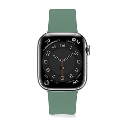 Curea Silicone Flex Loop - Apple Watch 1/2/3/4/5/6/7/8/9/SE/Ultra 1/Ultra 2 - 42/44/45/49 MM - Pine Green