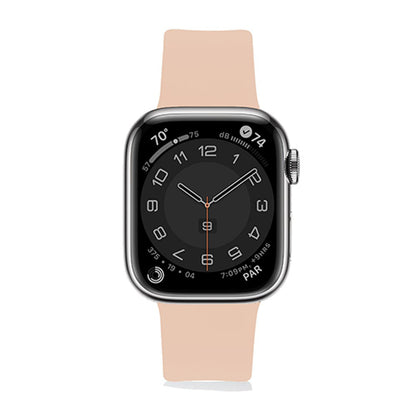 Curea Silicone Flex Loop - Apple Watch 1/2/3/4/5/6/7/8/9/SE - 38/40/41 MM - Pink Sand