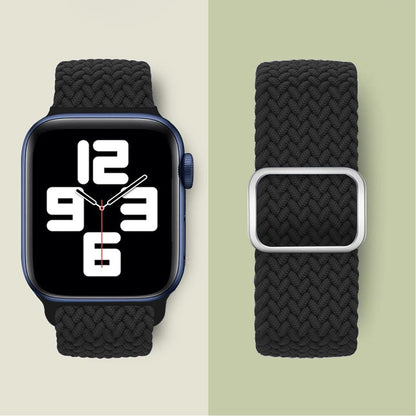 Curea Braided Weave - Apple Watch 1/2/3/4/5/6/7/8/9/SE/Ultra 1/Ultra 2 - 42/44/45/49 MM - Black