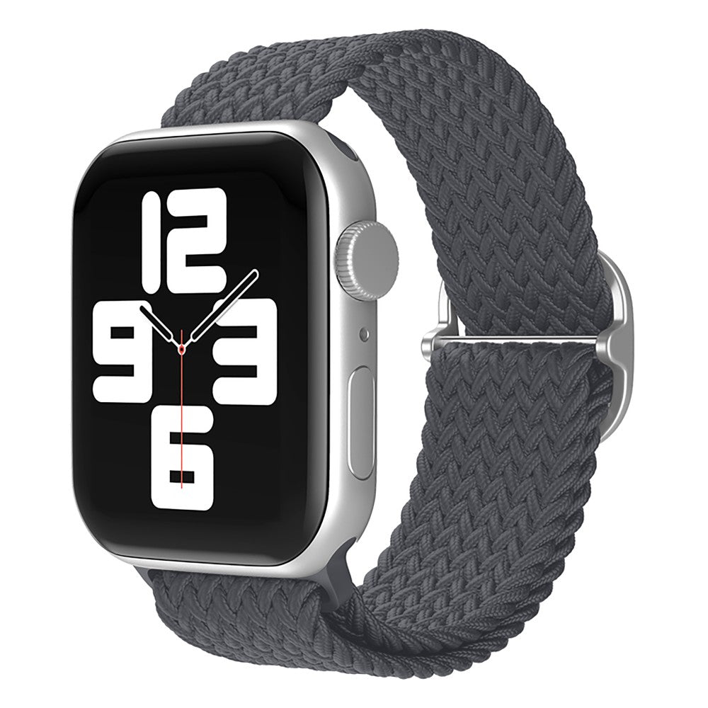 Curea Braided Weave - Apple Watch 1/2/3/4/5/6/7/8/9/SE/Ultra 1/Ultra 2 - 42/44/45/49 MM - Space Gray