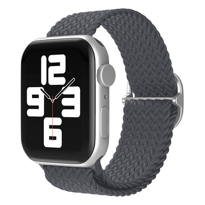Curea Braided Weave - Apple Watch 1/2/3/4/5/6/7/8/9/SE/Ultra 1/Ultra 2 - 42/44/45/49 MM - Space Gray