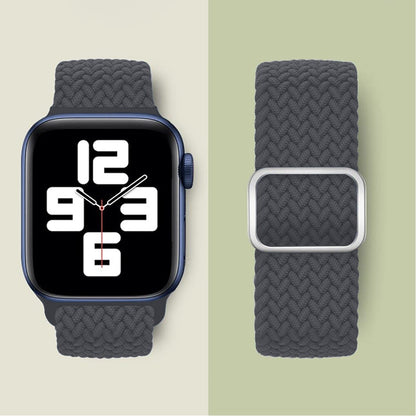 Curea Braided Weave - Apple Watch 1/2/3/4/5/6/7/8/9/SE - 38/40/41 MM - Space Gray