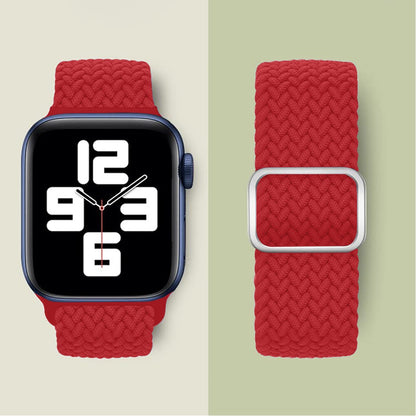 Curea Braided Weave - Apple Watch 1/2/3/4/5/6/7/8/9/SE - 38/40/41 MM - Red