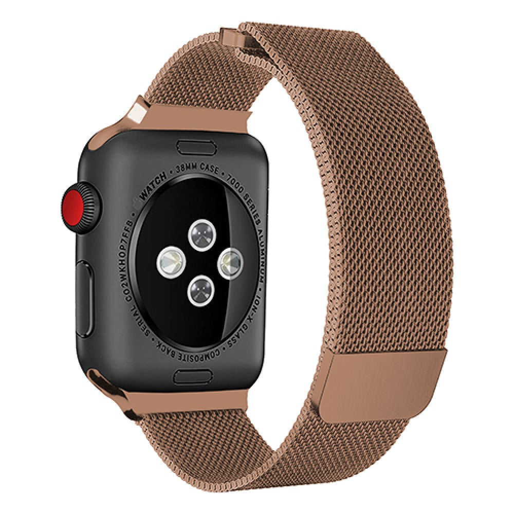 Curea Milanese Duo - Apple Watch 1/2/3/4/5/6/7/8/9/SE/Ultra 1/Ultra 2 - 42/44/45/49 MM - Rose Gold
