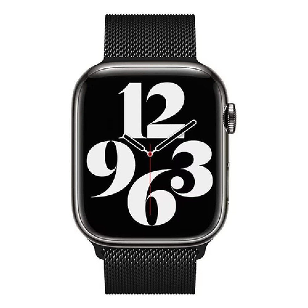 Curea Milanese Duo - Apple Watch 1/2/3/4/5/6/7/8/9/SE/Ultra 1/Ultra 2 - 42/44/45/49 MM - Black