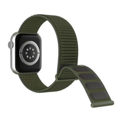 Curea Nylon Sport - Apple Watch 1/2/3/4/5/6/7/8/9/SE/Ultra 1/Ultra 2 - 42/44/45/49 MM - Army Green