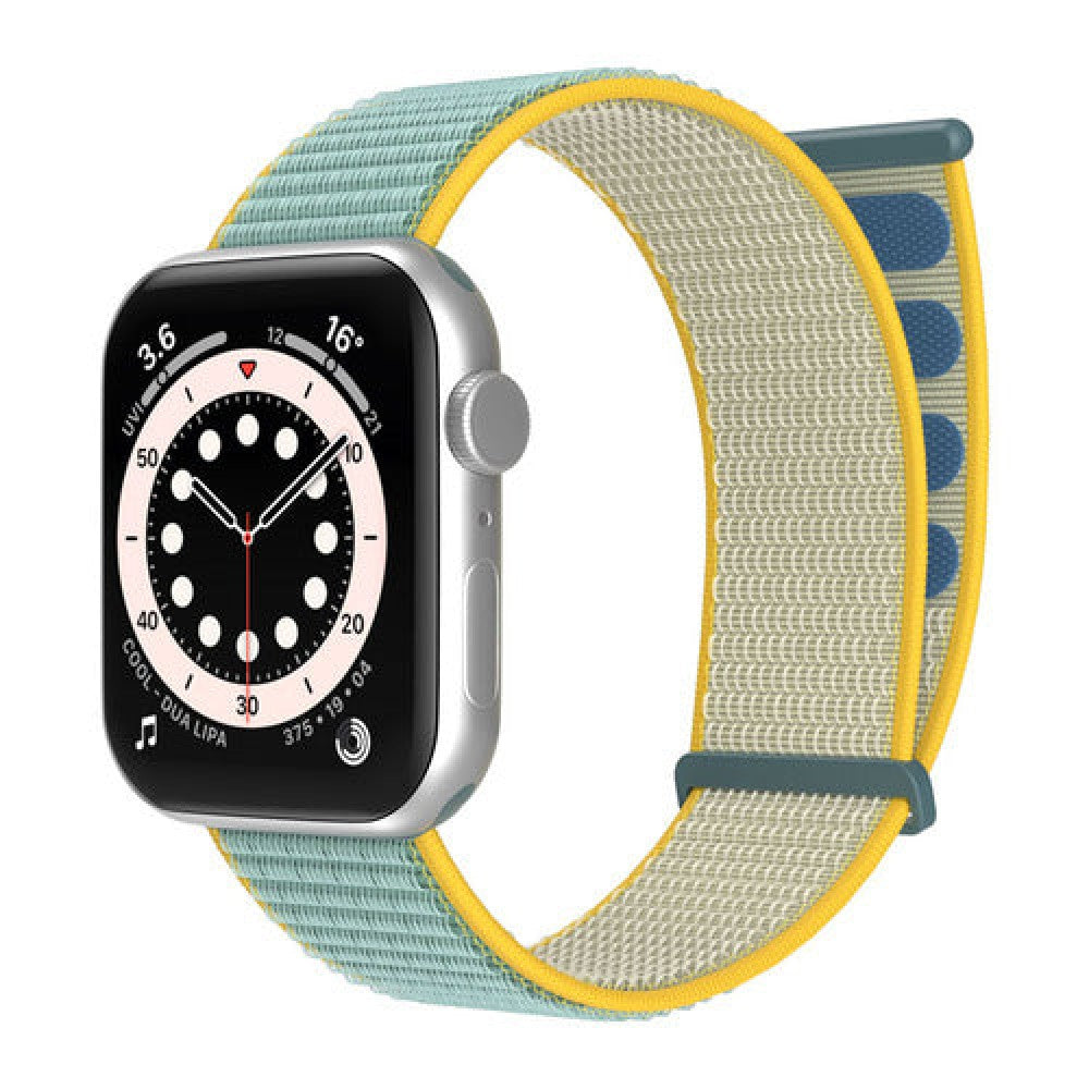 Curea Nylon Sport - Apple Watch 1/2/3/4/5/6/7/8/9/SE - 38/40/41 MM - Bright Sunny