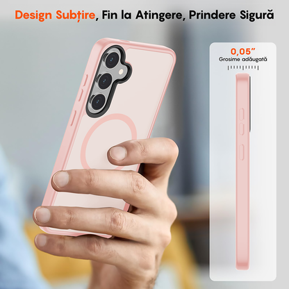 Husa MagSafe - Samsung Galaxy S25 - Roz