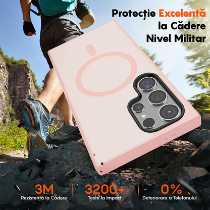 Husa MagSafe - Samsung Galaxy S24 Ultra - Roz