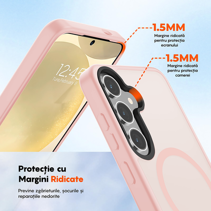 Husa MagSafe - Samsung Galaxy S24 Plus - Roz