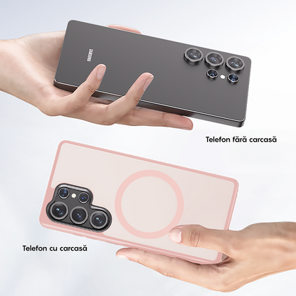 Husa MagSafe - Samsung Galaxy S25 Ultra - Roz