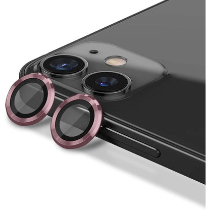 Folie Sticla Lentile Camera MaxDefense+ - iPhone 12/12 Mini - Roz