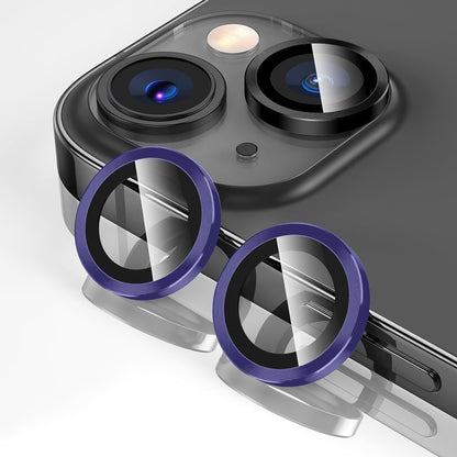 Folie Sticla Lentile Camera MaxDefense+ - iPhone 15/15 Plus - Mov Inchis