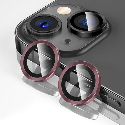 Folie Sticla Lentile Camera MaxDefense+ - iPhone 15/15 Plus - Roz