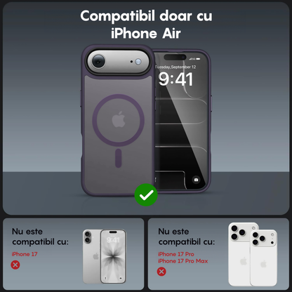 Husa MagSafe - iPhone 17 Air - Mov Inchis