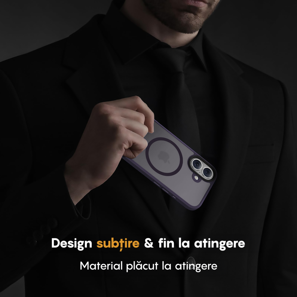 Husa MagSafe - iPhone 17 - Mov Inchis