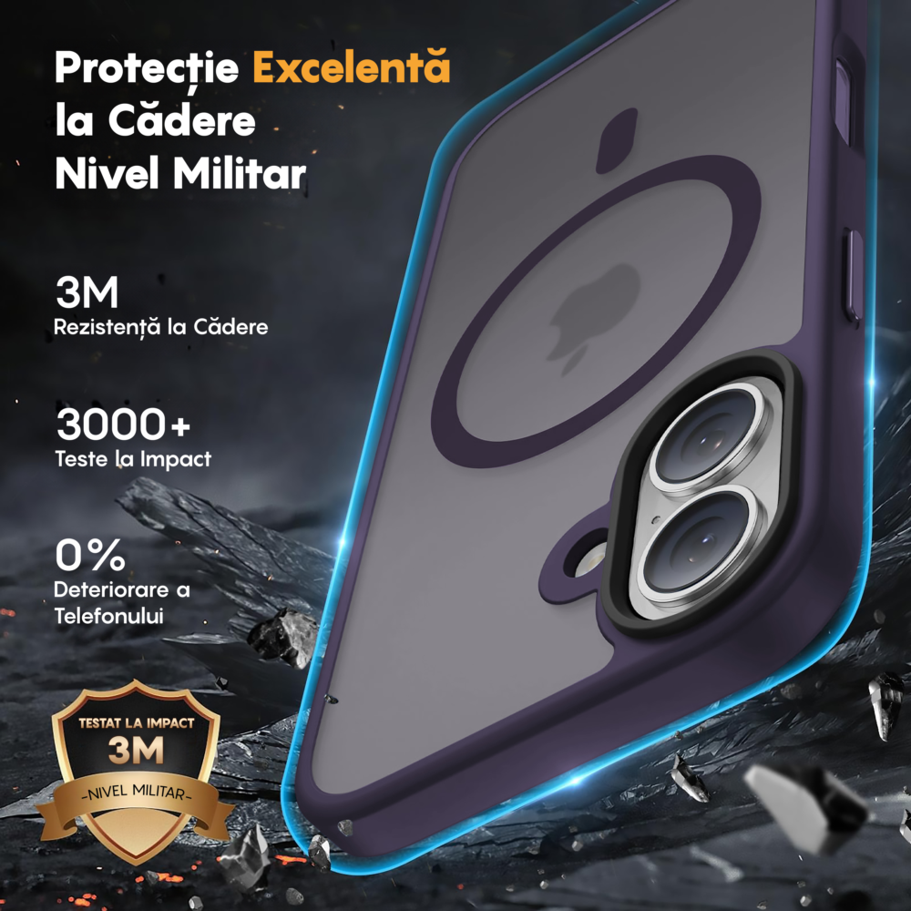 Husa MagSafe - iPhone 17 - Mov Inchis