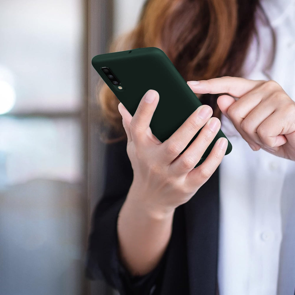 Husa Soft Silicone - Samsung Galaxy A50 - Webster Green