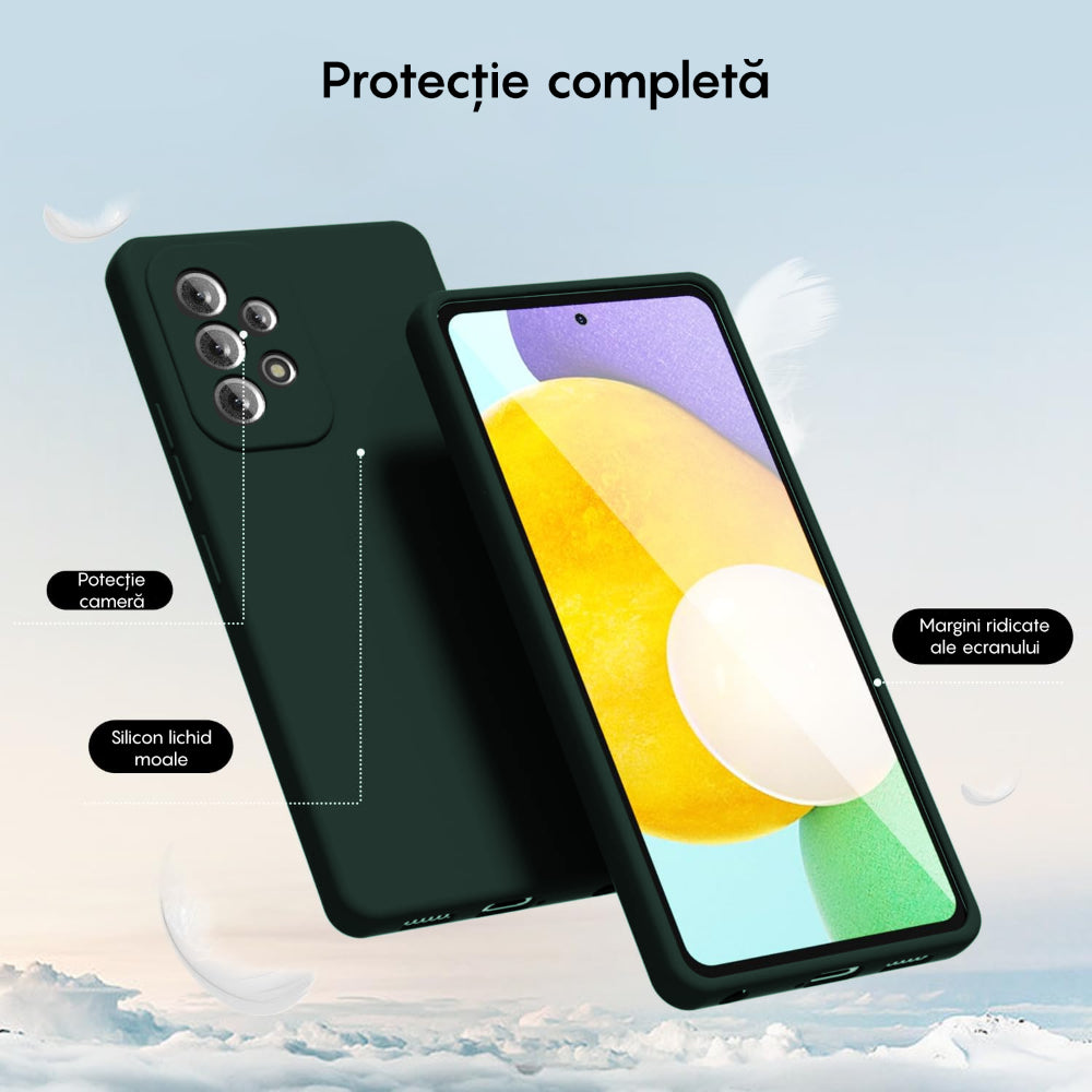 Husa Soft Silicone - Samsung Galaxy A52 4G/A52 5G/A52S 5G - Webster Green