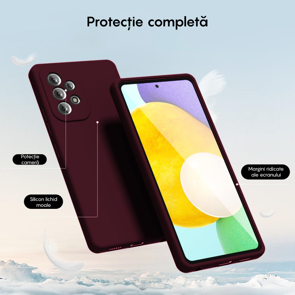 Husa Soft Silicone - Samsung Galaxy A52 4G/A52 5G/A52S 5G - Burgundy