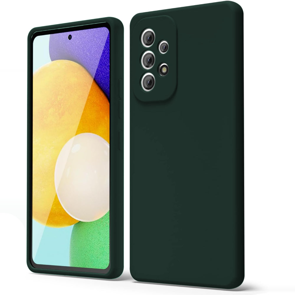 Husa Soft Silicone - Samsung Galaxy A52 4G/A52 5G/A52S 5G - Webster Green