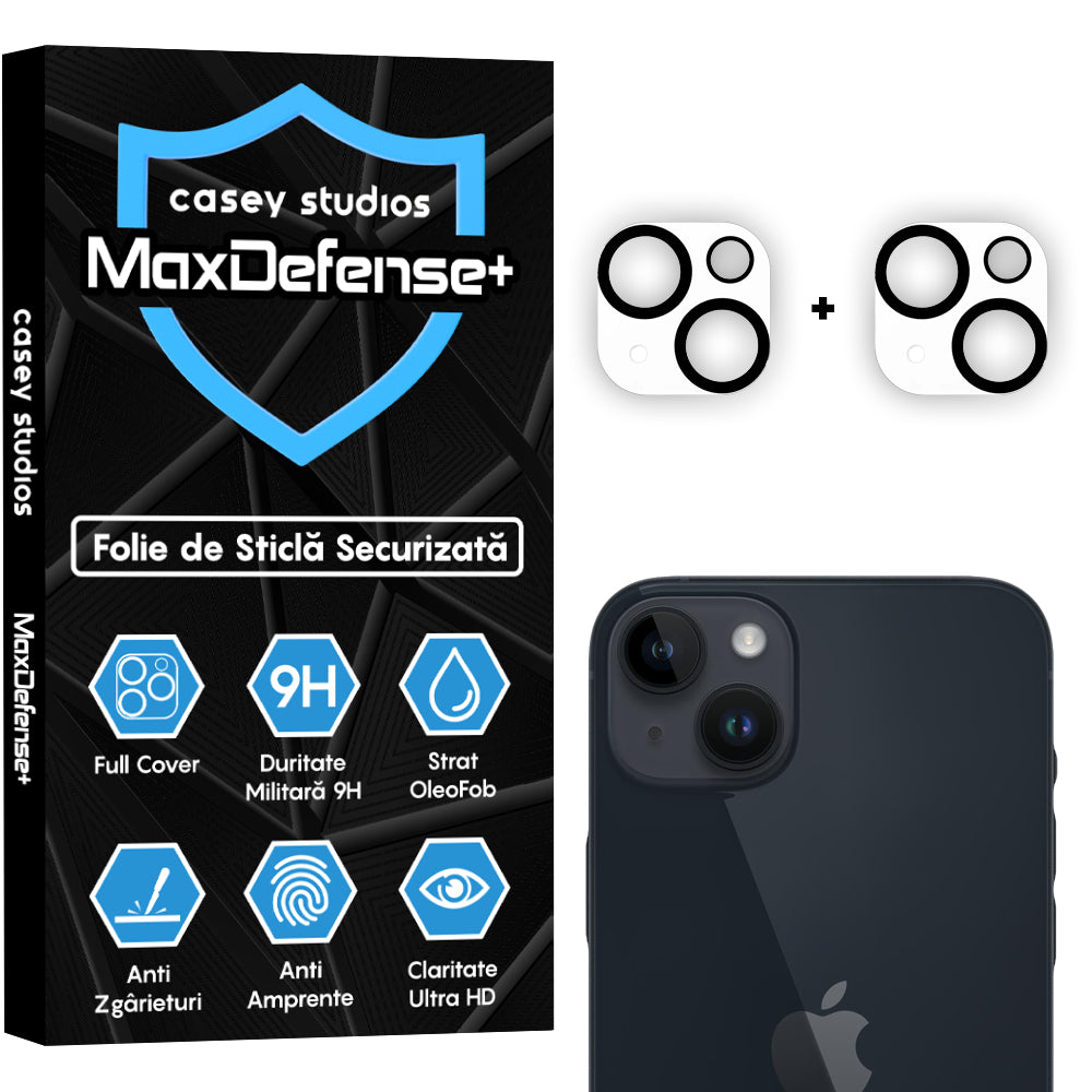 Set 2x Folie Camera MaxDefense+ - iPhone 15/15 Plus - Clear