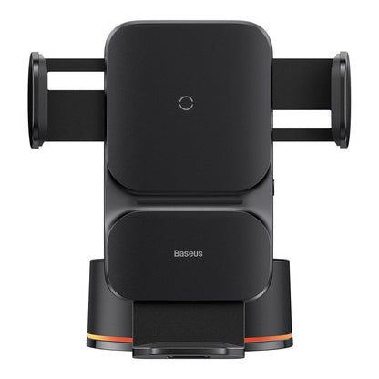 Suport Auto cu Incarcare Wireless 15W Baseus Wisdom Alignment CGZX000101 - Negru