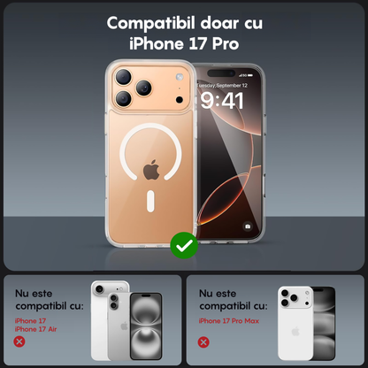Husa MagSafe - iPhone 17 Pro - Transparent