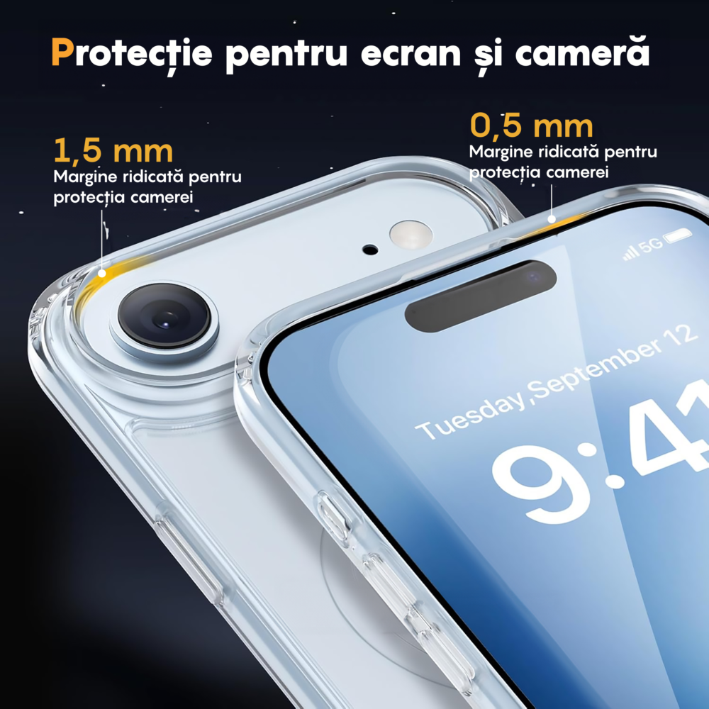 Husa MagSafe - iPhone 17 Air - Transparent