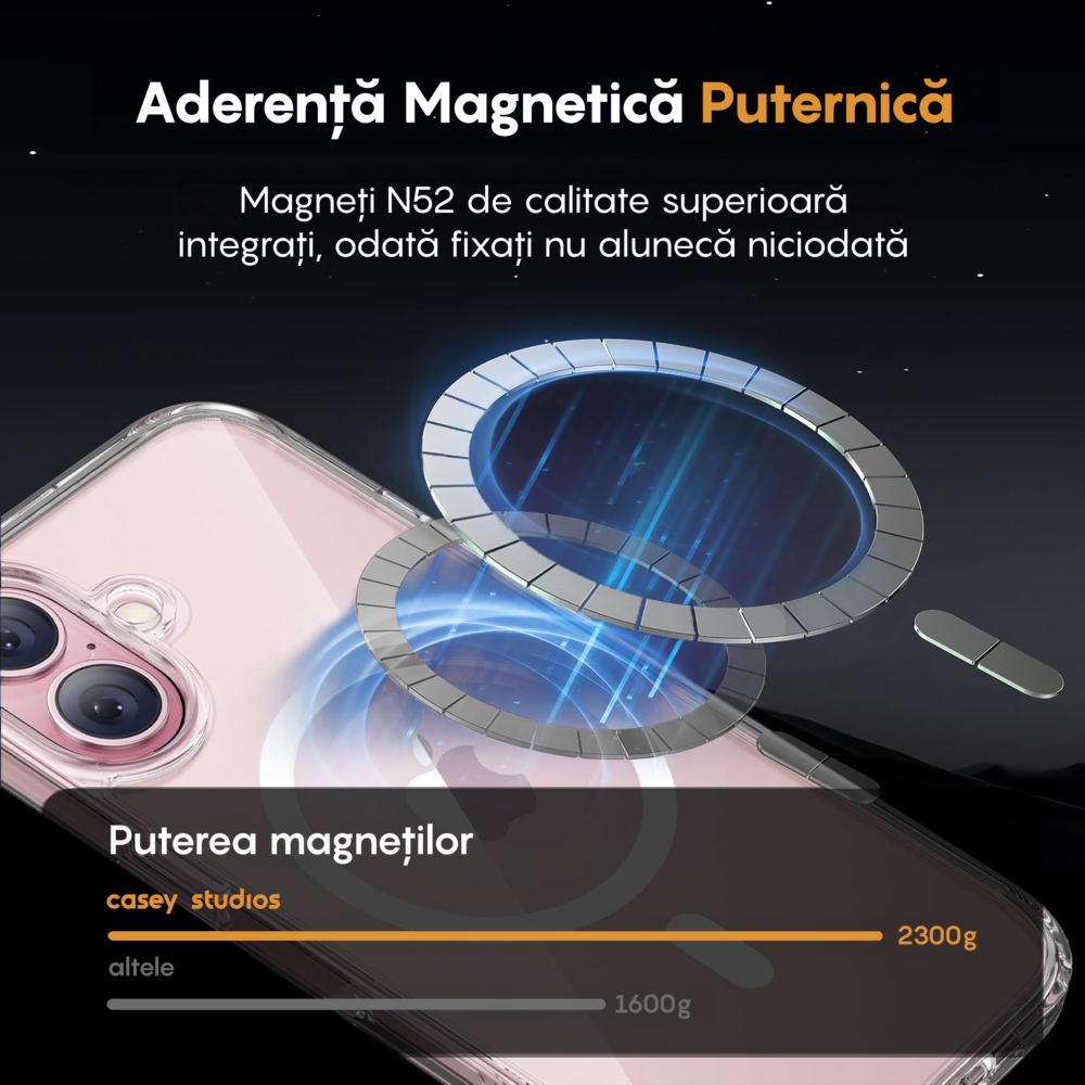 Husa MagSafe - iPhone 17 - Transparent