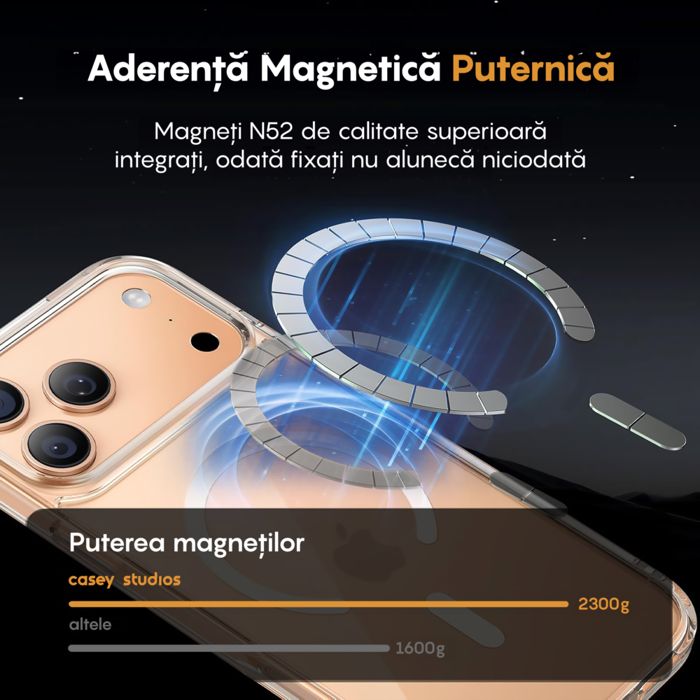 Husa MagSafe - iPhone 17 Pro - Transparent